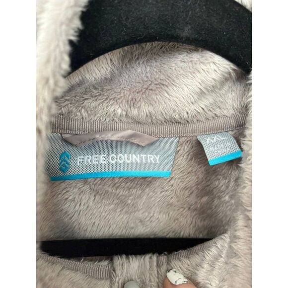 Free country size xxl grey gray super soft fleece - Picture 3 of 4